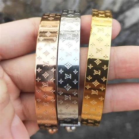 vuitton bracelet homme|louis vuitton stainless steel bracelet.